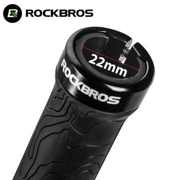 Griffe, Fahrradgriffe, ergonomische Fahrradlenkergriffe für Rockbros 2018-14ABK Fahrrad Schwarz [2 Stück]