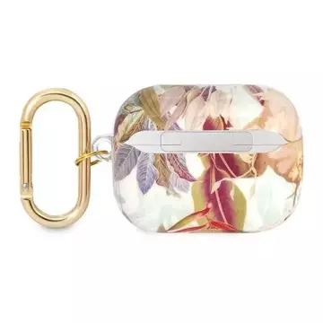 Guess GUAPHHFLU AirPods Pro cover fioletowy/lila Flower Strap Collection