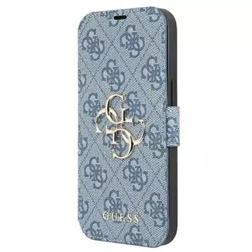 Guess GUBKP13S4GMGBL iPhone 13 mini 5,4" niebieski/blue book 4G Big Metal Logo