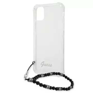 Guess GUHCP12LKPSBK iPhone 12 Pro Max 6,7" Transparente Hardcase Black Pearl