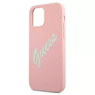 Guess GUHCP12MLSVSPG iPhone 12/12 Pro 6.1 "pink grün / grün pink Hardcase Silikon Vintage