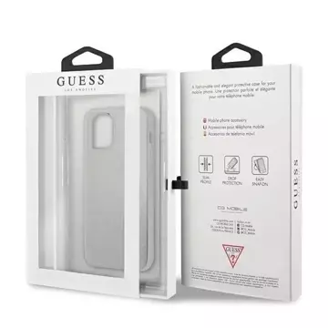 Guess GUHCP12S3D4GTR iPhone 12 mini 5,4" transparentes Hardcase 4G 3D Pattern Collection