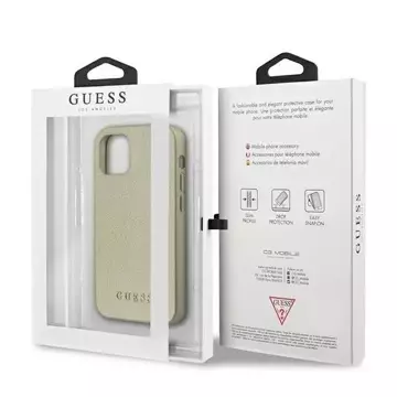 Guess GUHCP12SIGLGO iPhone 12 mini 5,4" złoty/gold Hardcase Iridescent