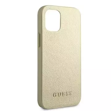 Guess GUHCP12SIGLGO iPhone 12 mini 5,4" złoty/gold Hardcase Iridescent