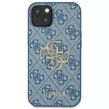 Guess GUHCP13S4GMGBL iPhone 13 mini 5,4" niebieski/blaue Hardcase 4G Big Metal Logo