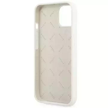 Guess GUHCP13SLS4GGWH iPhone 13 mini 5,4" biały/white Hard Case Silikon 4G Logo