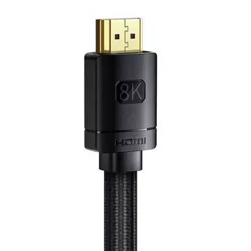 HDMI-zu-HDMI-Kabel Baseus High Definition 0,5 m, 8K (schwarz)