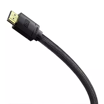 HDMI-zu-HDMI-Kabel Baseus High Definition 0,5 m, 8K (schwarz)