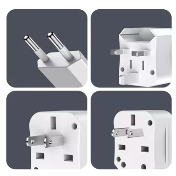 HUB-Splitter Alogy-Adapter für Computer-Laptop mit USB-C auf 3x USB-A 2.0 1x USB-A 3.0 Grau