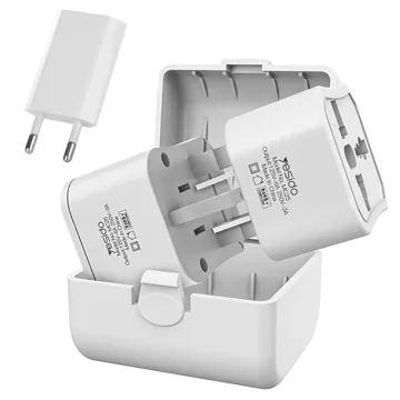 HUB-Splitter Alogy-Adapter für Computer-Laptop mit USB-C auf 3x USB-A 2.0 1x USB-A 3.0 Grau