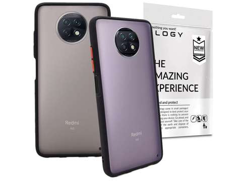 Handyhülle Alogy Bumper Case für Xiaomi Redmi Note 9T Black Glass