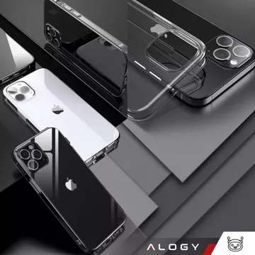 Handyhülle Gepanzerte Alogy Hybrid Case für iPhone 13 Pro mit Kameraabdeckung