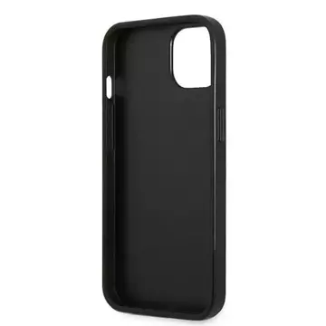 Handyschutzhülle Karl Lagerfeld KLHCP13SMNMP1K für Apple iPhone 13 Mini 5.4" Hardcase schwarz/schwarz Monogram Plaque