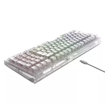 Havit KB875L mechanische Gaming-Tastatur, transparent