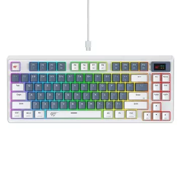 Havit KB884L mechanische Gaming-Tastatur, weiß