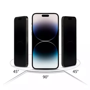 Hofi Anti Spy Glass Pro Sichtschutzglas für Apple iPhone 15 Plus Privatsphäre