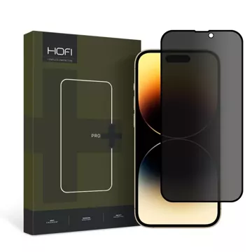 Hofi Anti Spy Glass Pro Sichtschutzglas für Apple iPhone 15 Plus Privatsphäre