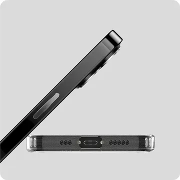 Hülle Flexair Hybrid für Apple iPhone 15 Pro Max Clear