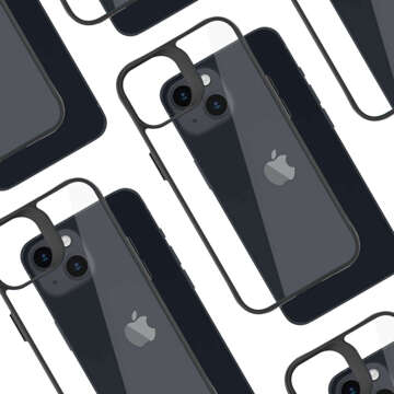 Hülle Glas-Bildschirmlinse für iPhone 15 Plus Set 3mk Comfort Set 4in1 Hülle Linse gehärtet