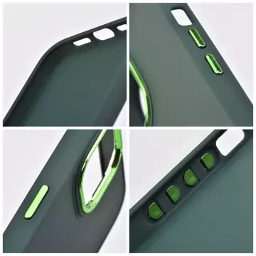 Hülle, Schutzhülle, FRAME Case für iPhone 15 Pro, grün