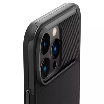 Hülle Spigen Optics Armor Mag MagSafe für Apple iPhone 14 Pro Schwarz