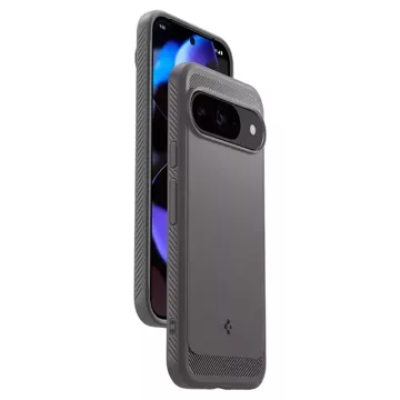 Hülle Spigen Rugged Armor für Google Pixel 9/9 Pro Marble Grey