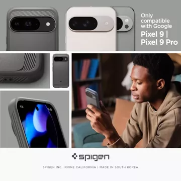 Hülle Spigen Rugged Armor für Google Pixel 9/9 Pro Marble Grey