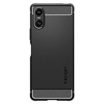 Hülle Spigen Rugged Armor für Sony Xperia 10 VI Mattschwarz