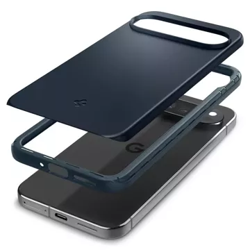 Hülle Spigen Thin Fit für Google Pixel 9 Pro XL Metal Slate