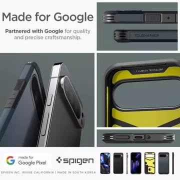 Hülle Spigen Tough Armor für Google Pixel 9 Pro XL Metal Slate