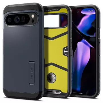 Hülle Spigen Tough Armor für Google Pixel 9 Pro XL Metal Slate