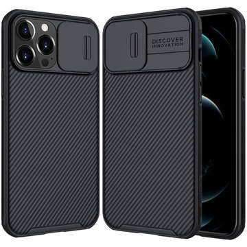 Hülle für Apple iPhone 13 Pro Max Nillkin CamShield Pro Magnetic Black Glass