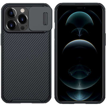 Hülle für Apple iPhone 13 Pro Max Nillkin CamShield Pro Magnetic Black Glass