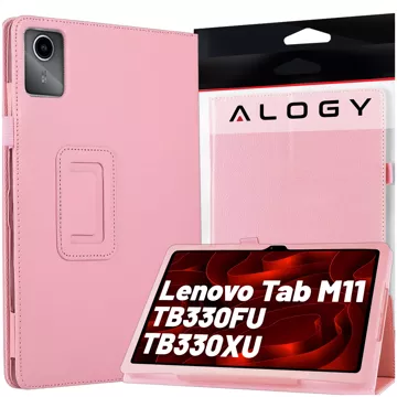 Hülle für Lenovo Tab M11 10,95" TB330FU/TB330XU/TB331FC Stand Cover Tablet Flip Cover Case Alogy Pink