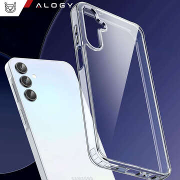 Hülle für Samsung Galaxy A15 4G/5G, Galaxy A25 5G Rückseite Hybrid Clear Case Alogy Transparent