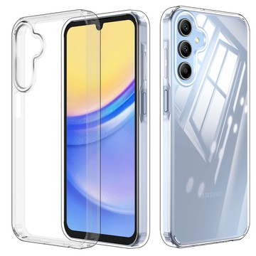 Hülle für Samsung Galaxy A15 4G/5G, Galaxy A25 5G Rückseite Hybrid Clear Case Alogy Transparent