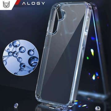 Hülle für Samsung Galaxy A15 4G/5G, Galaxy A25 5G Rückseite Hybrid Clear Case Alogy Transparent