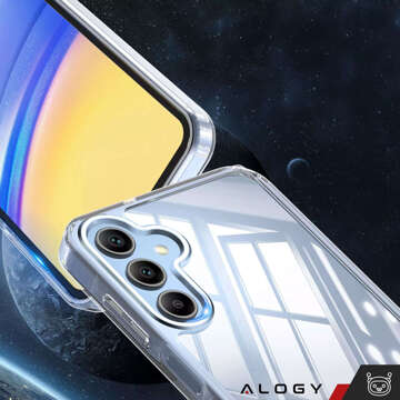 Hülle für Samsung Galaxy A15 4G/5G, Galaxy A25 5G Rückseite Hybrid Clear Case Alogy Transparent