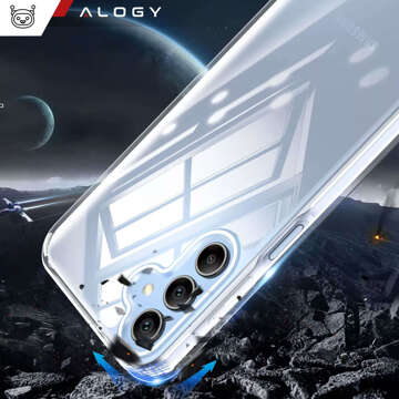 Hülle für Samsung Galaxy A15 4G/5G, Galaxy A25 5G Rückseite Hybrid Clear Case Alogy Transparent