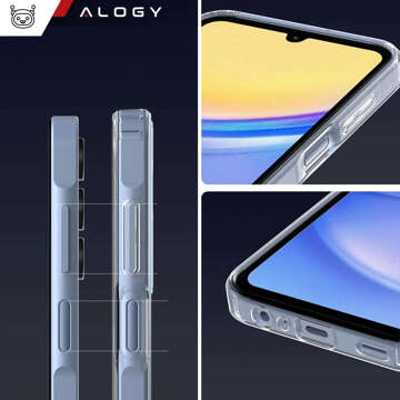 Hülle für Samsung Galaxy A15 4G/5G, Galaxy A25 5G Rückseite Hybrid Clear Case Alogy Transparent