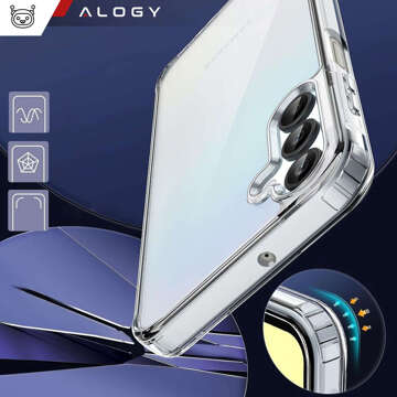 Hülle für Samsung Galaxy A15 4G/5G, Galaxy A25 5G Rückseite Hybrid Clear Case Alogy Transparent