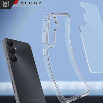 Hülle für Samsung Galaxy A35 5G Rückseite Hybrid Clear Case Alogy Transparentes Glas