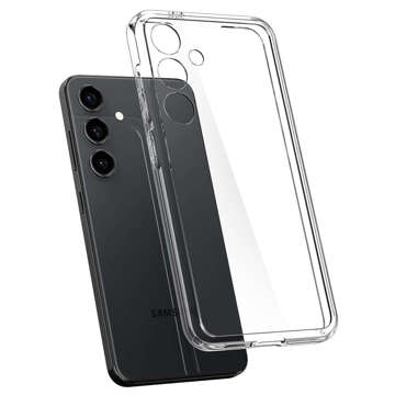 Hülle für Samsung Galaxy S24 Plus Spigen Ultra Hybrid Case, transparente, kristallklare Rückseite