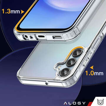 Hülle für Samsung Galaxy S24 Ultra Back Cover Hybrid Clear Case Alogy Transparent
