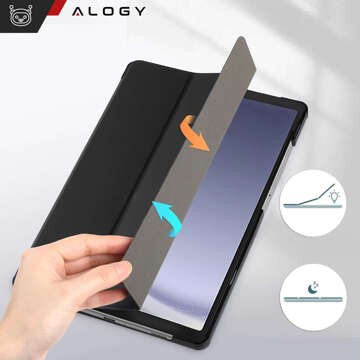 Hülle für Samsung Galaxy Tab A9 2023 11" (X210/X215/X216) Alogy Book Cover Case Schutzhülle Schwarz