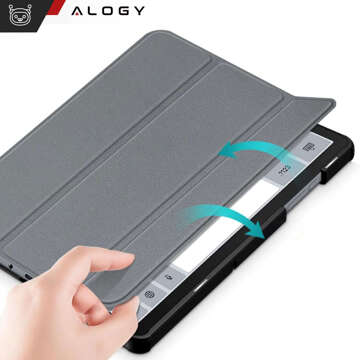 Hülle für Samsung Galaxy Tab A9 2023 8,7" X110 / X115 Tablet Cover Case Alogy Book Cover Grau