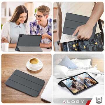 Hülle für Samsung Galaxy Tab A9 Plus 2023 11" (X210/X215/X216) Slim Case Alogy Tablet Cover Grau