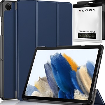 Hülle für Samsung Galaxy Tab A9 Plus 2023 11" (X210/X215/X216) Tablet Flip Cover Buchcover Case Alogy Marineblaues Glas