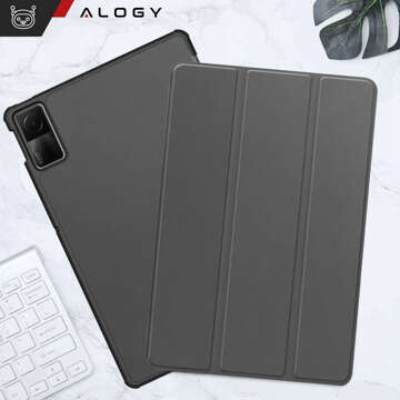 Hülle für Xiaomi Redmi Pad SE 2023 11" Smart Case Cover mit Flip-Gehäuse Case Alogy Graues Glas