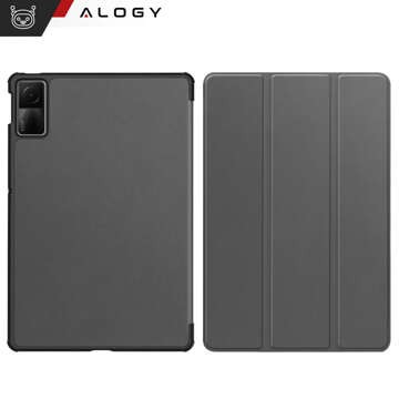 Hülle für Xiaomi Redmi Pad SE 2023 11" Smart Case Cover mit Flip-Gehäuse Case Alogy Graues Glas